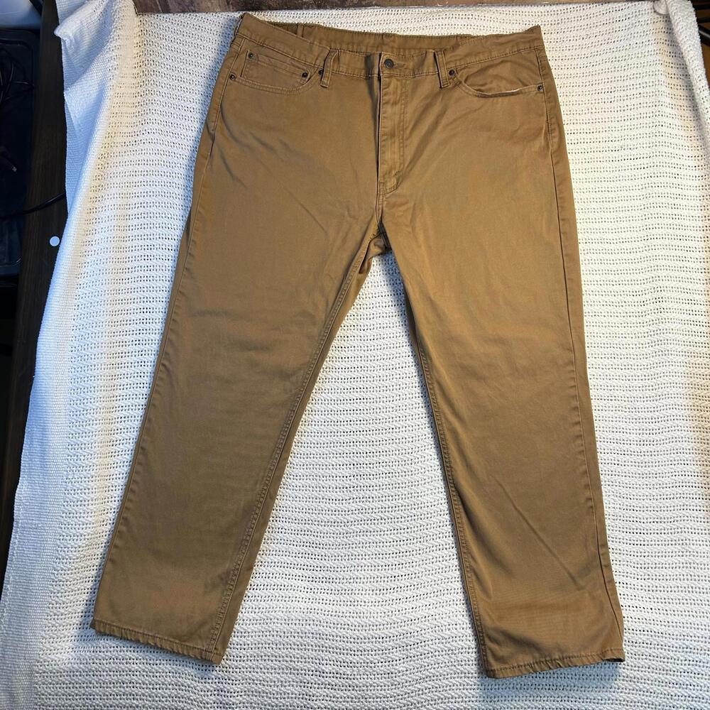 Levi's 541 Athletic Taper Brown Canvas Pants‎ 40x30